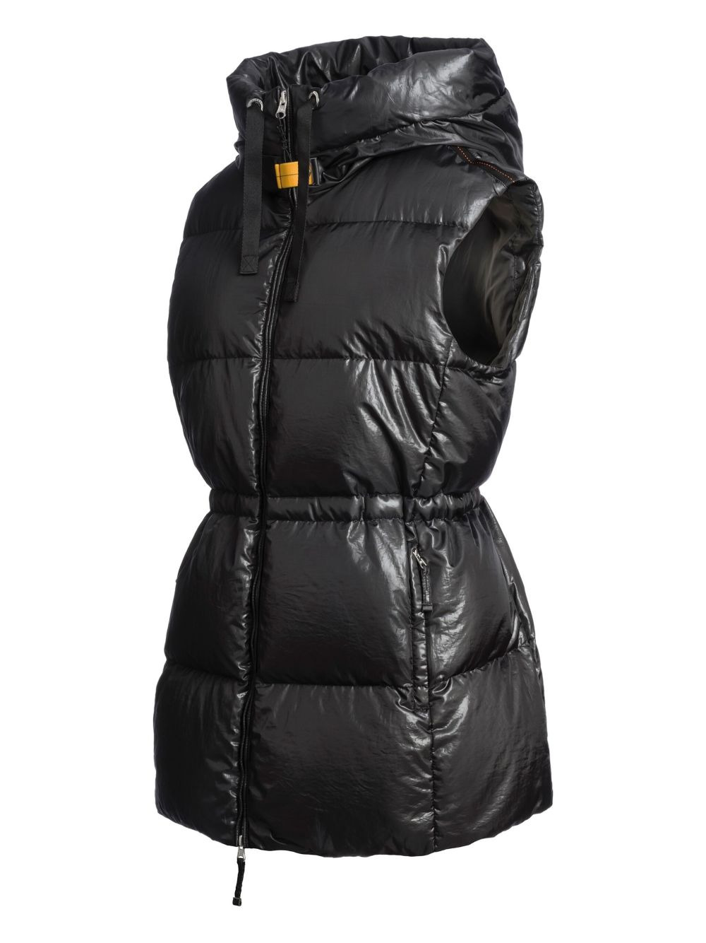 hooded quilted vest - 2