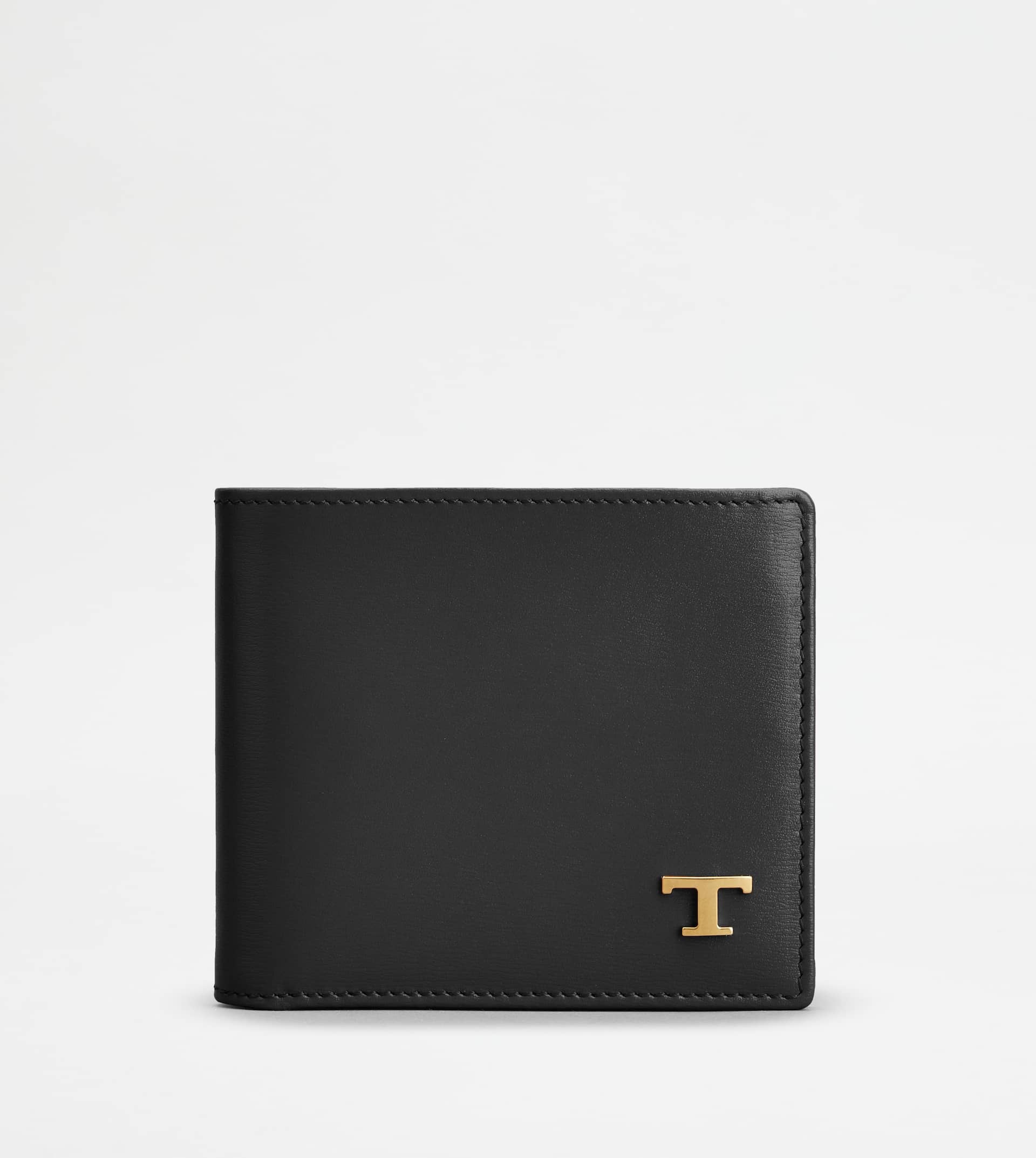 TOD'S WALLET IN LEATHER - BLACK - 1