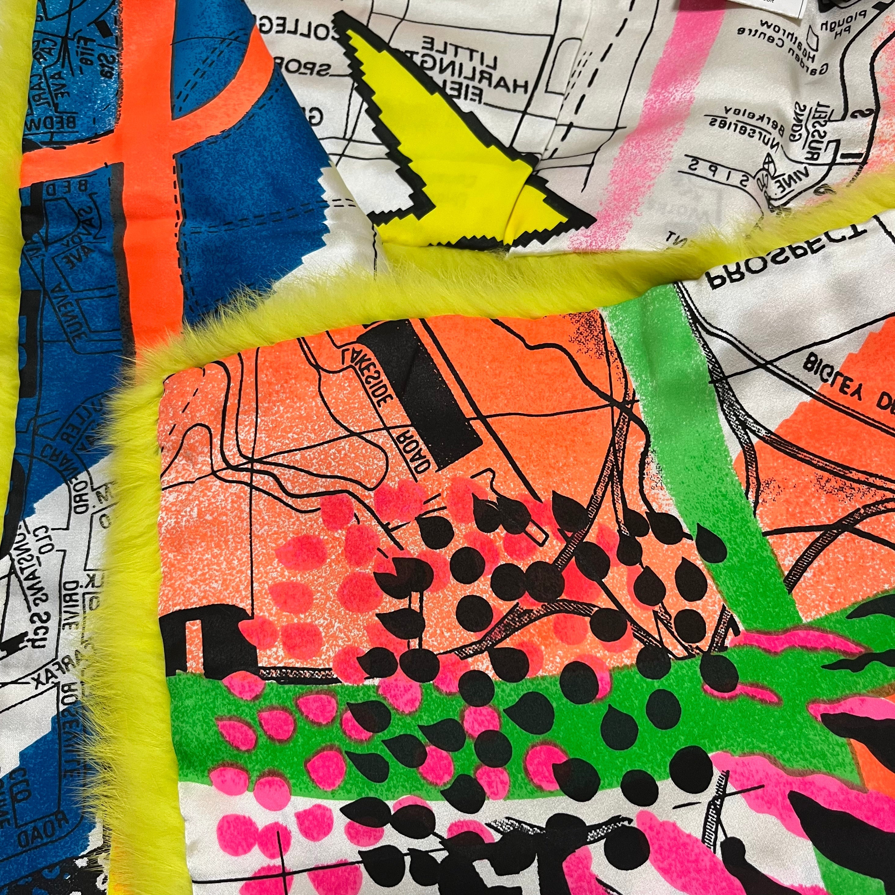 CHRISTIAN DIOR Fall Winter 2001 Print Detail Fur Scarf - 4