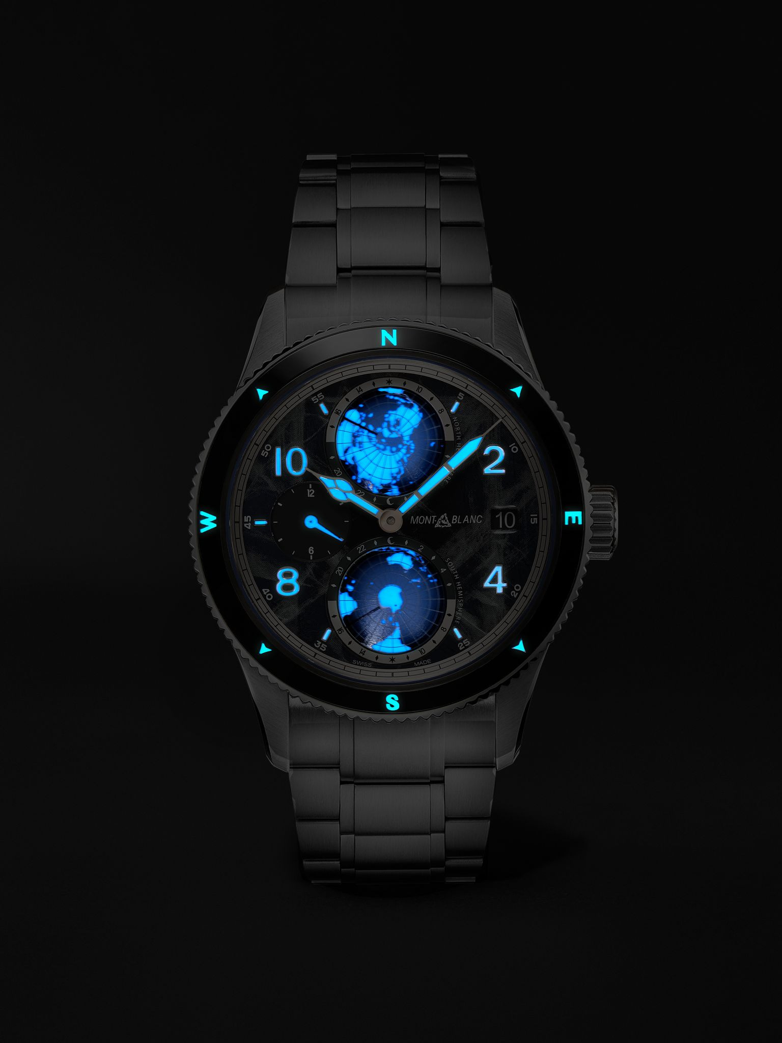 1858 Geosphere 0 Oxygen South Pole Exploration Limited Edition Automatic 42mm Interchangeable Titani - 8