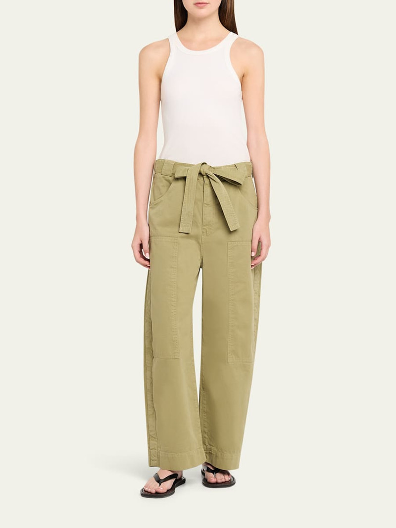 JAMIE HALLER The Karate Barrel-Leg Pants outlook