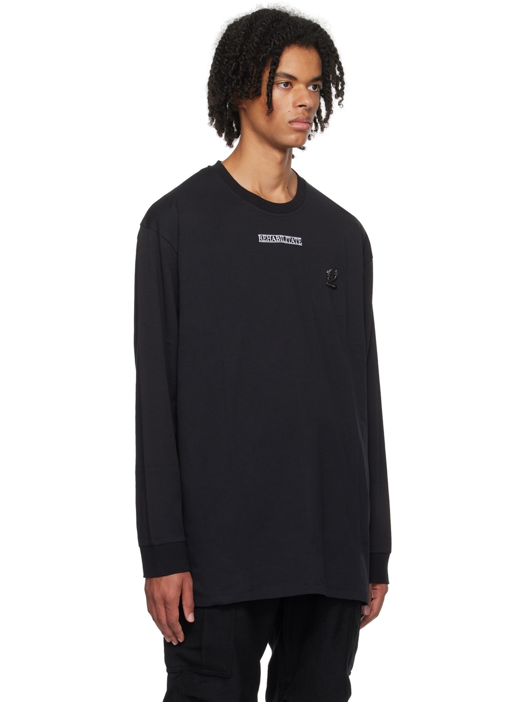Black Fred Perry Edition Long Sleeve T-Shirt - 2