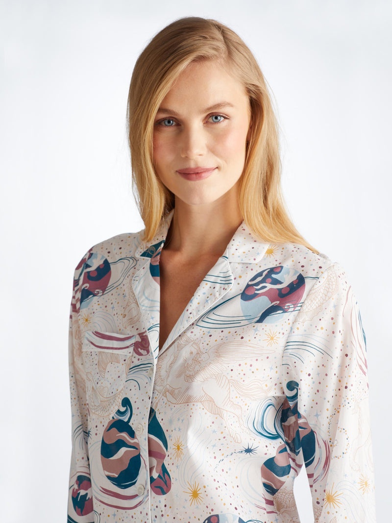 Women's Pyjamas Ledbury 76 Cotton Batiste White - 5