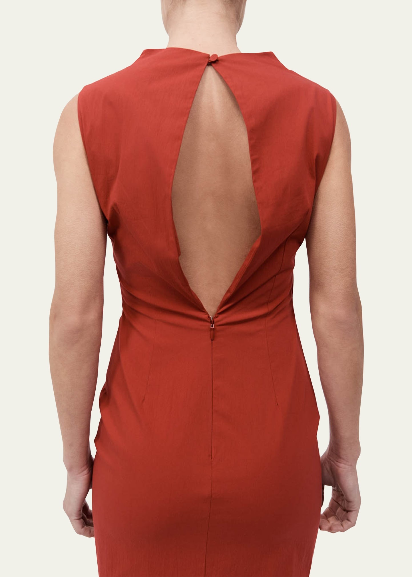 Soft Sculptural Midi Dress - 5