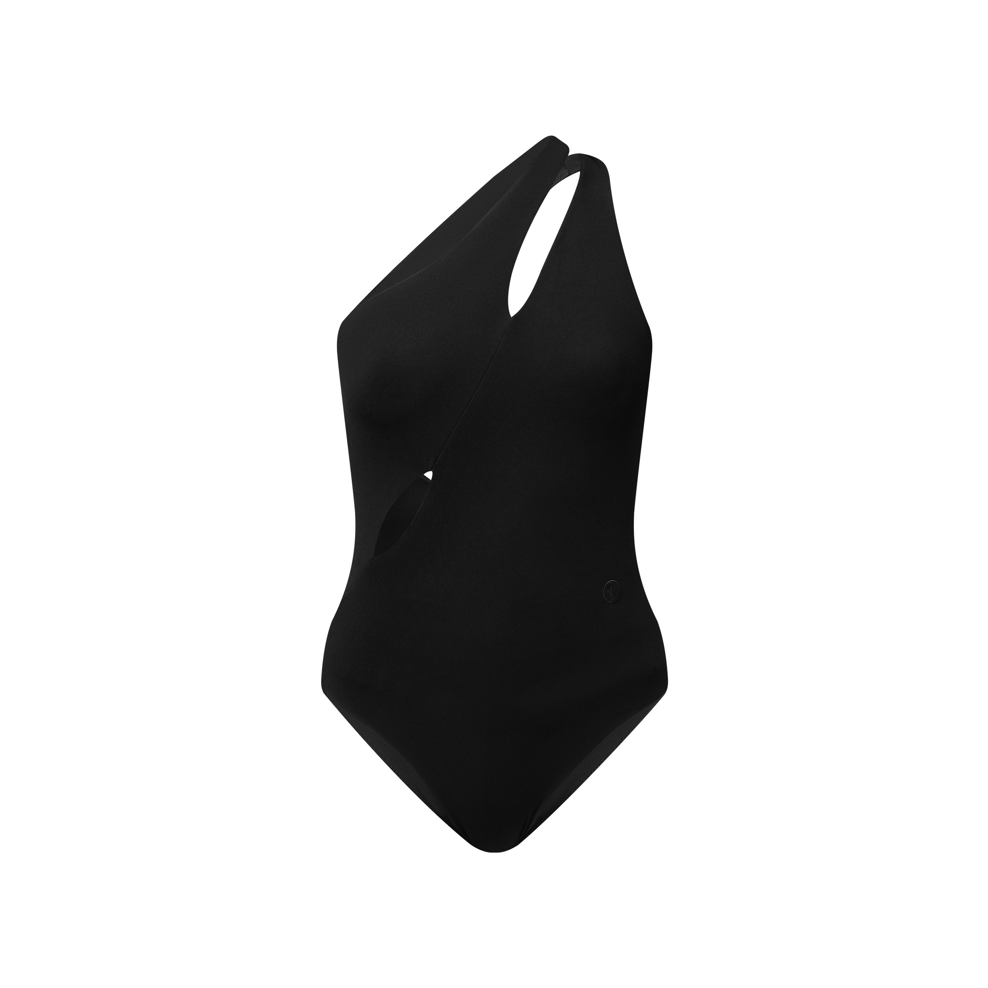 Asymmetrical Cut-Out Swimsuit - 1