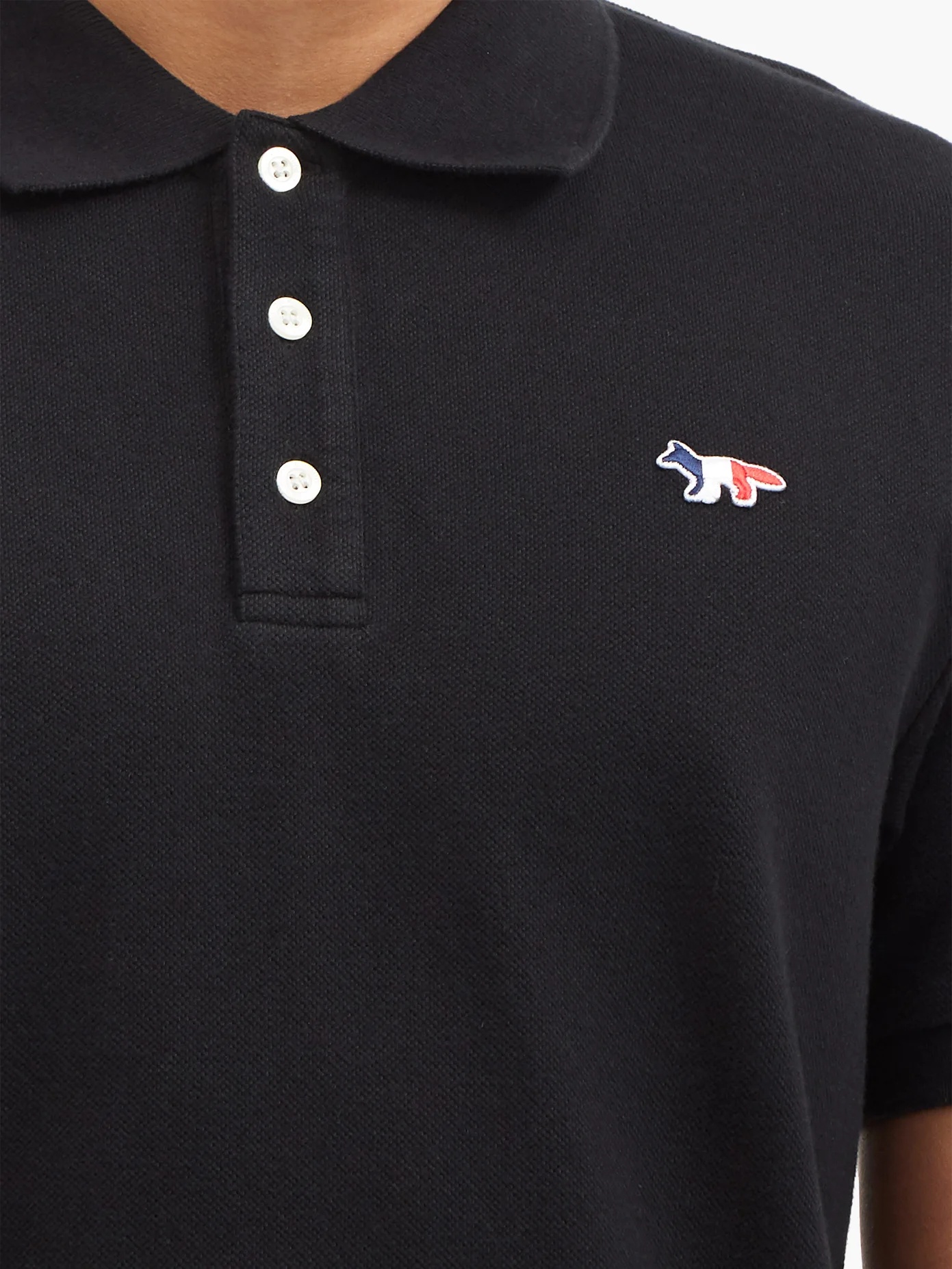 Tricolor fox logo polo shirt - 3