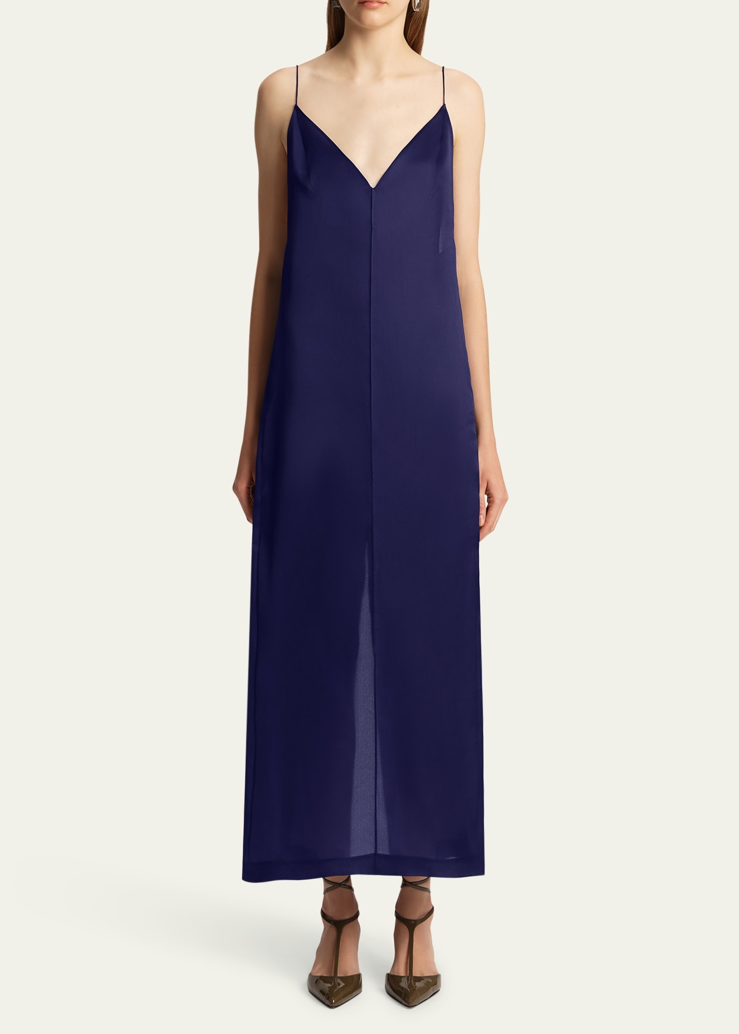 Tulula V-Neck Silk Slipdress - 2