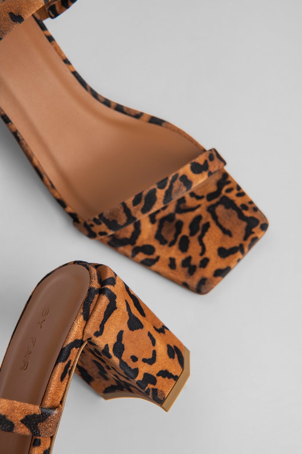 Tanya Leopard Print Suede Leather - 3