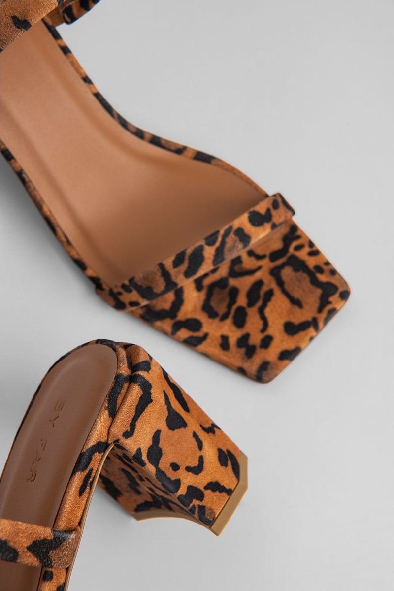 Tanya Leopard Print Suede Leather 3