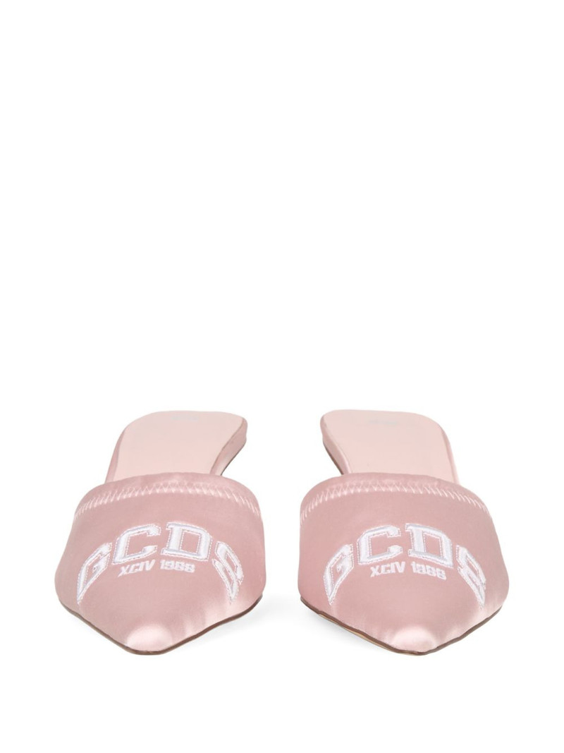 logo-embroidered mules 3