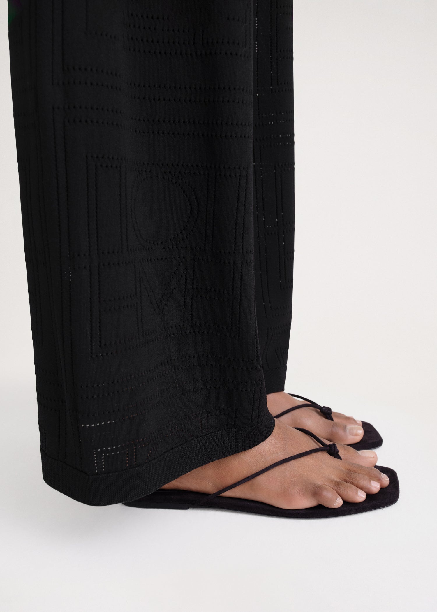 The Knot Flip-Flop Flat black - 2