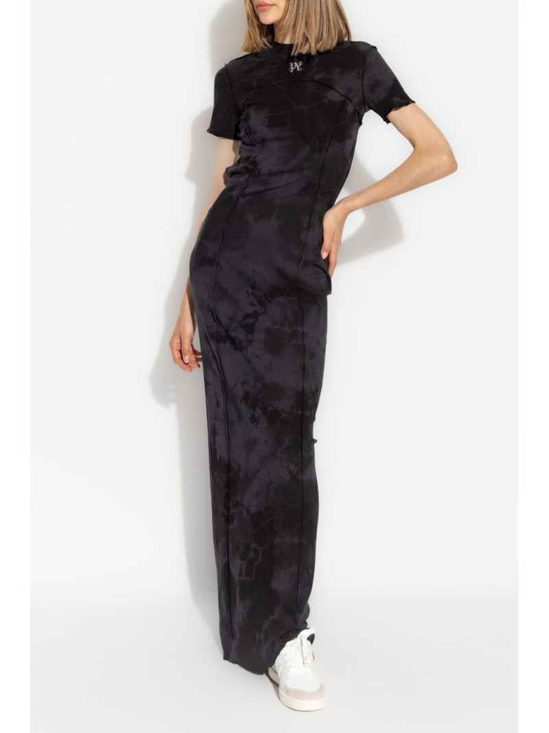 Palm Angels logo-embroidered maxi dress outlook