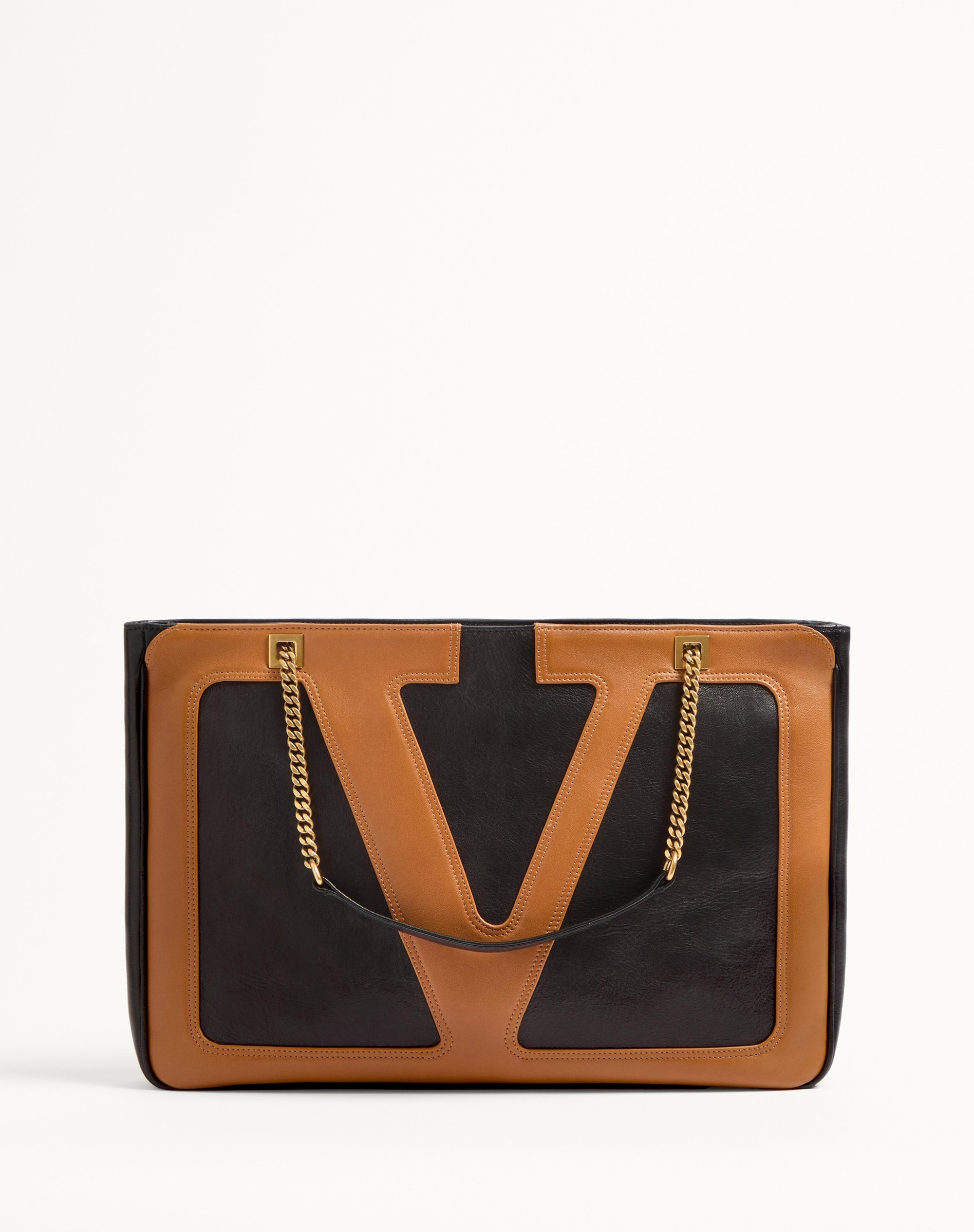 VALENTINO GARAVANI VIVA SUPERSTAR MEDIUM NAPPA LEATHER SHOPPING BAG - 1