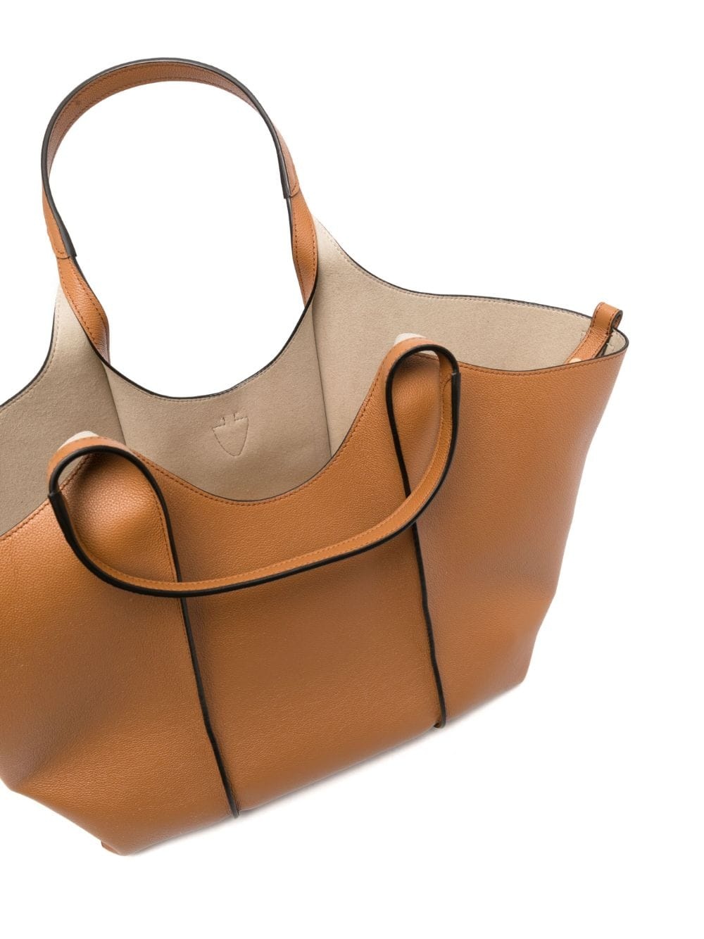 medium T Timeless leather tote bag - 5