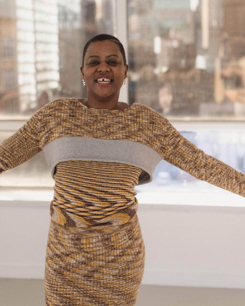 Waste Cropped Sweater - Organic Cotton Knit 11