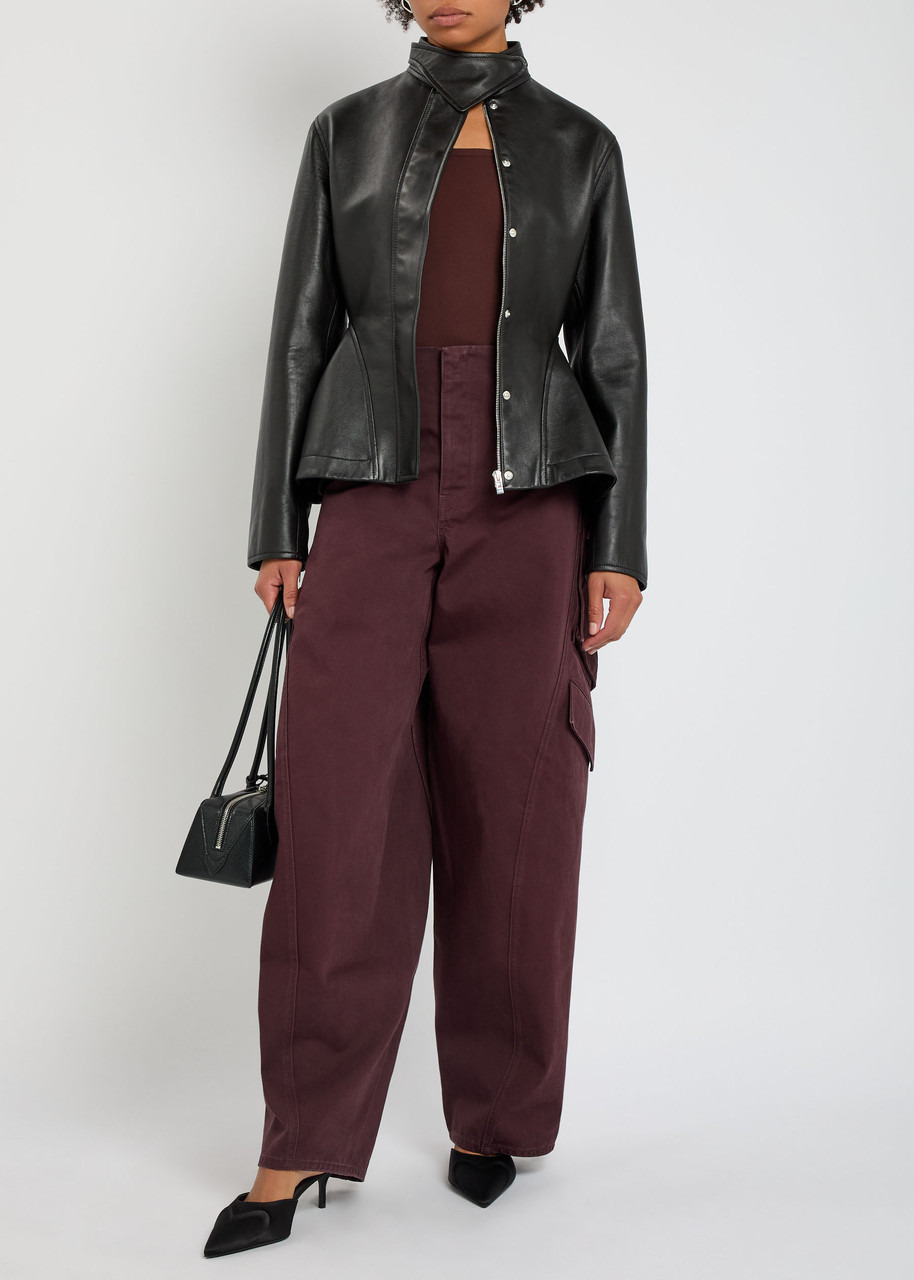 Alaïa Barrel-leg Cotton Cargo Trousers - 4