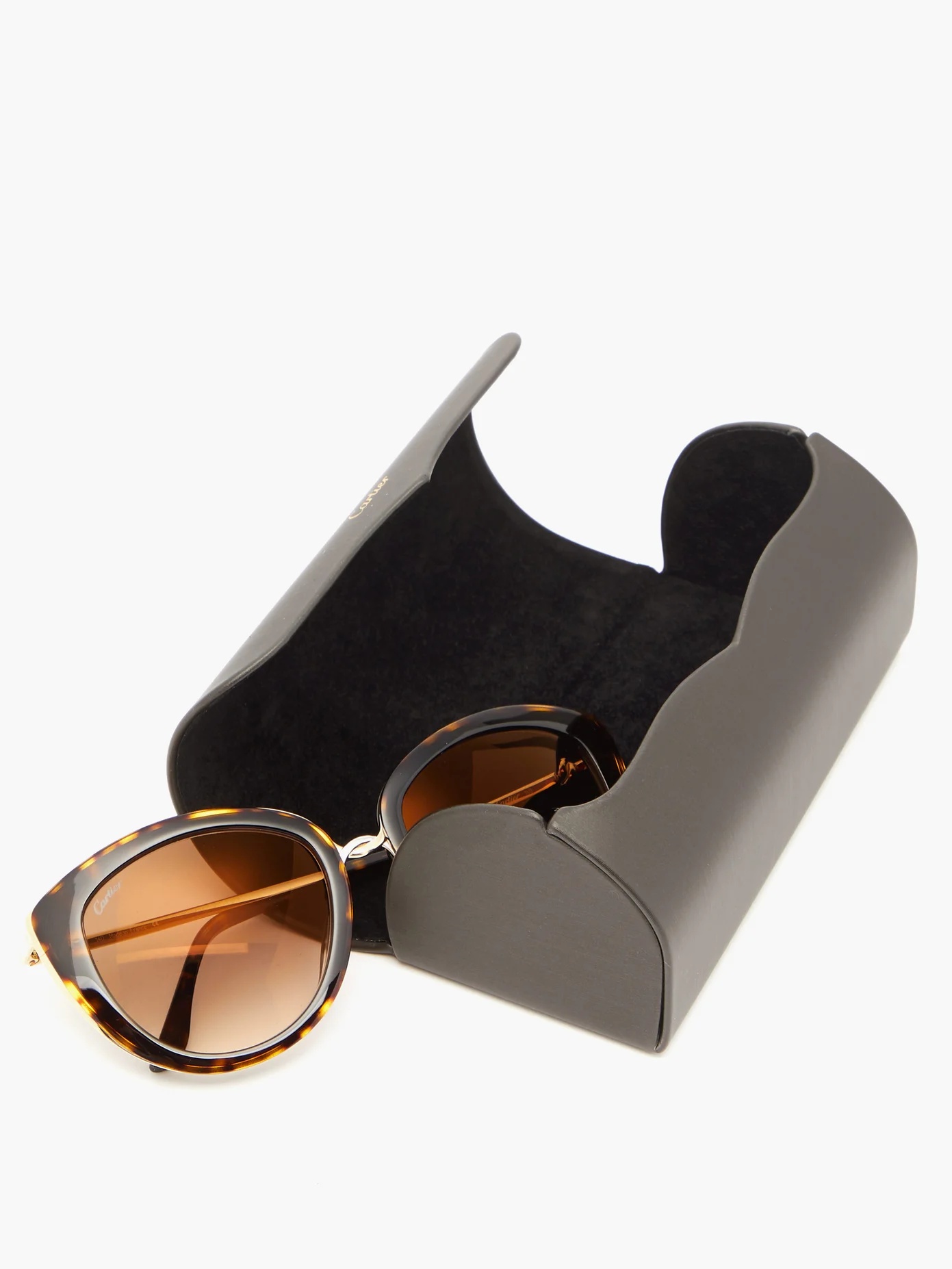 Trinity oversized cat-eye acetate sunglasses - 5