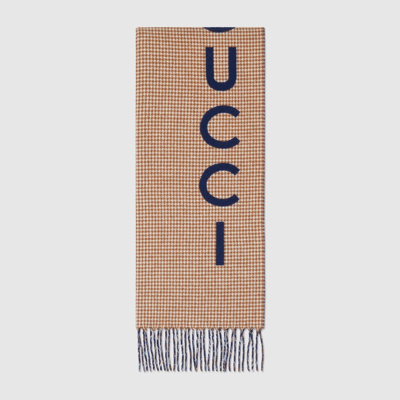 Wool cashmere Gucci scarf 1