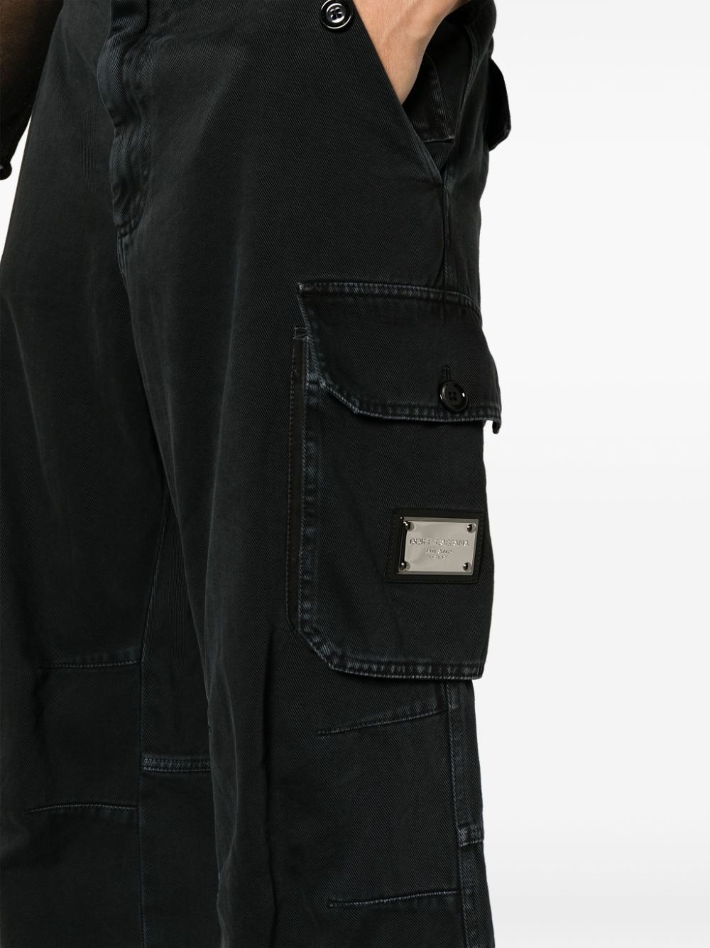 straight-leg cargo jeans - 5
