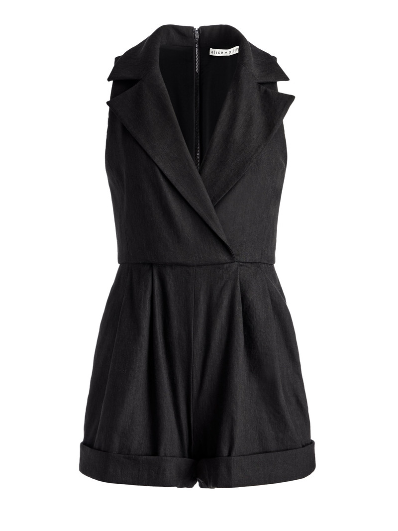 MERITT DOUBLE BREASTED TUXEDO ROMPER 1