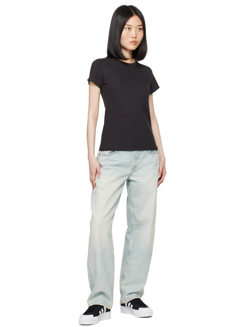 RE/DONE Black Hanes Edition 1960s Slim T-shirt outlook