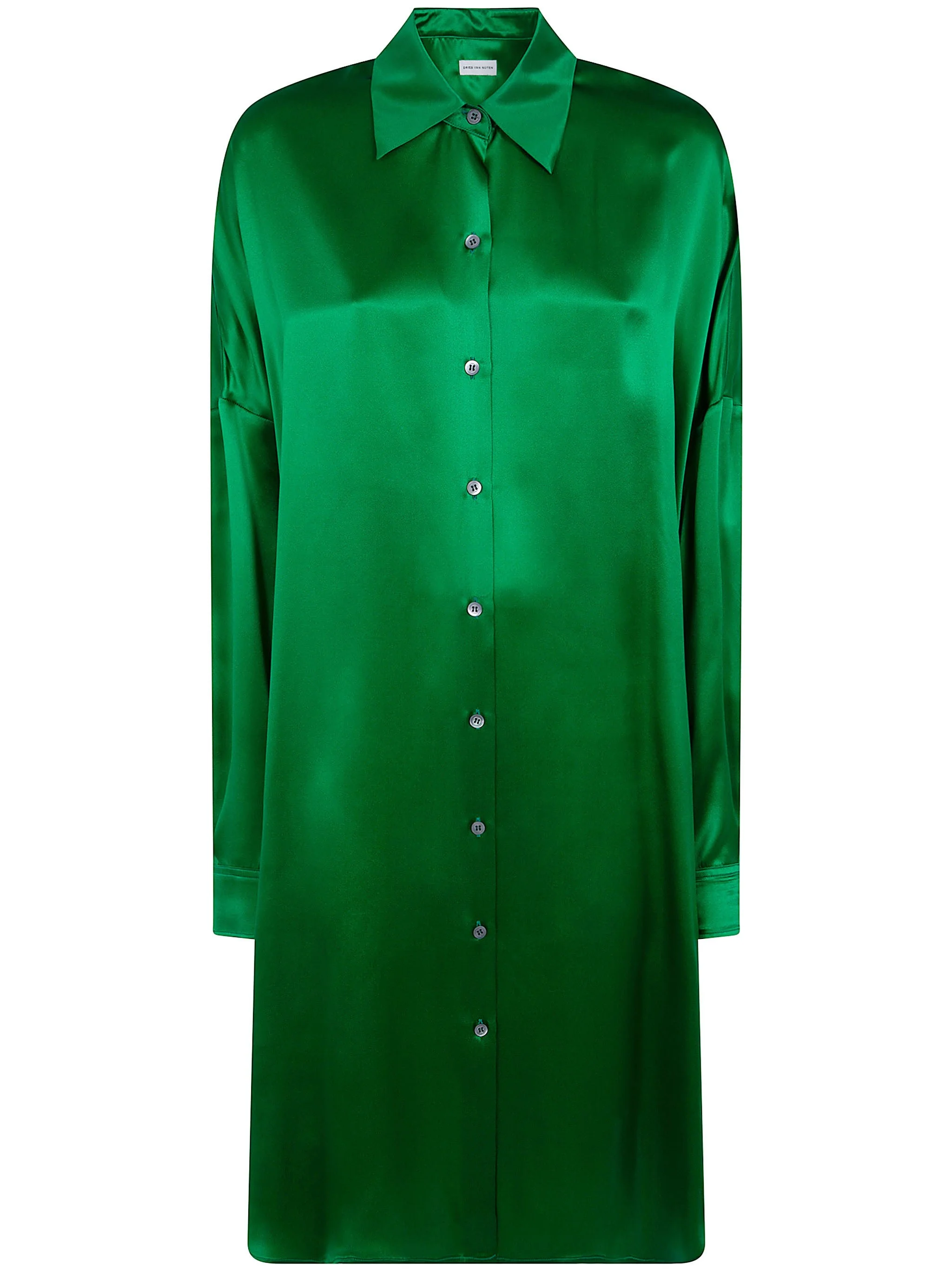 Dasia Long Classic Shirt Mini Dress - 1