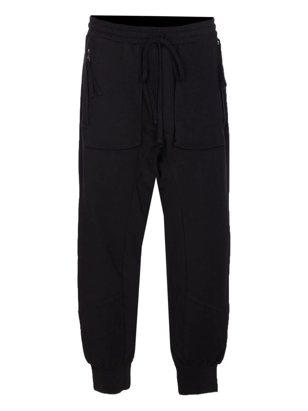 elasticated-waist pocket trousers - 1