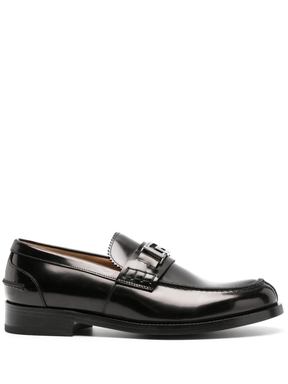 Greca patent leather loafers - 1