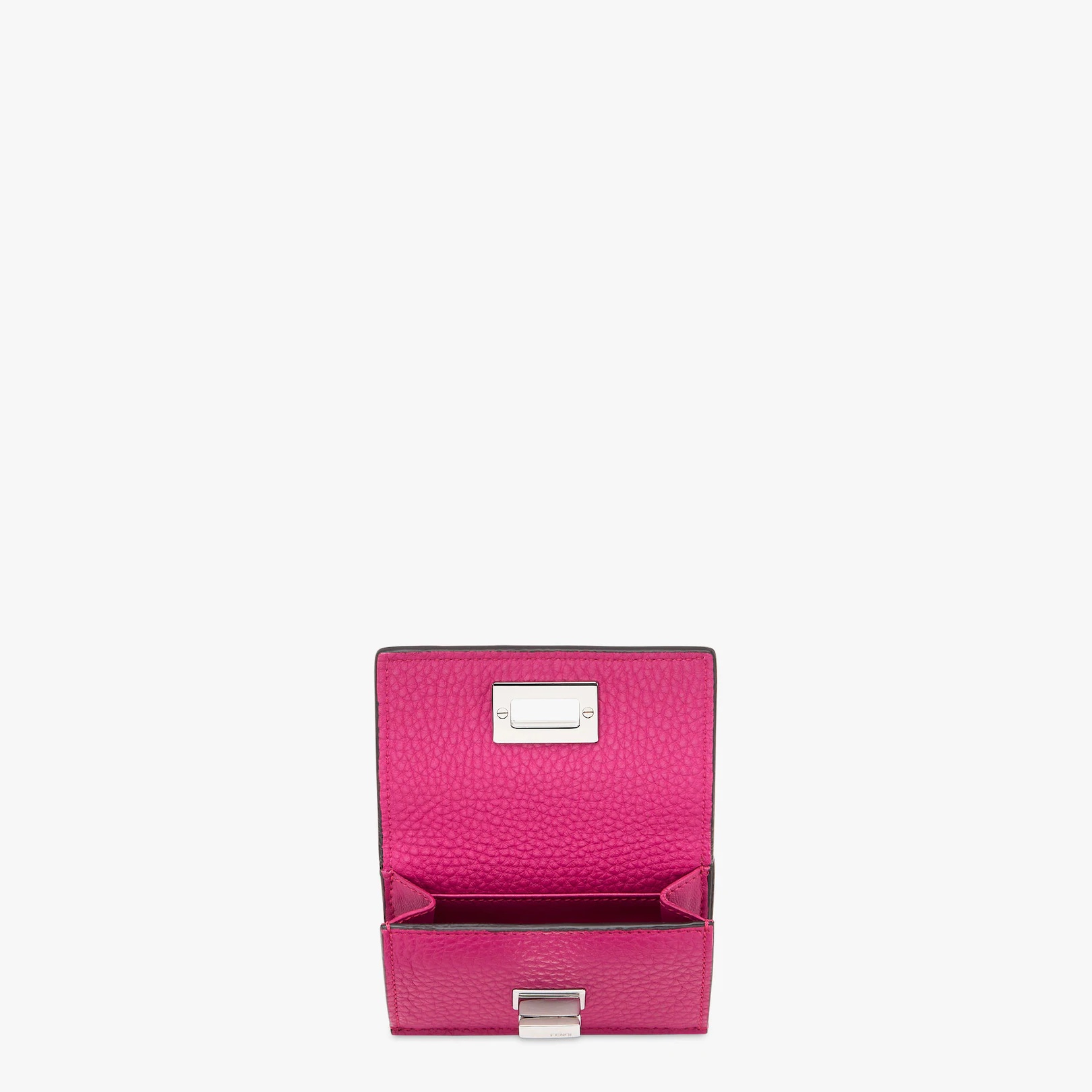Compact, tri-fold Peekaboo Selleria wallet with large internal banknote compartment and three concea - 3