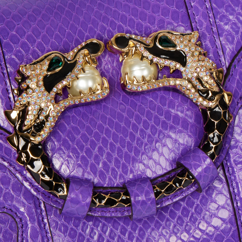 Python evening shoulder bag 6