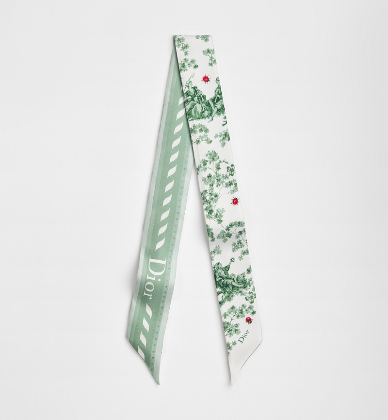 Toile de Jouy Clover Mitzah Scarf 1