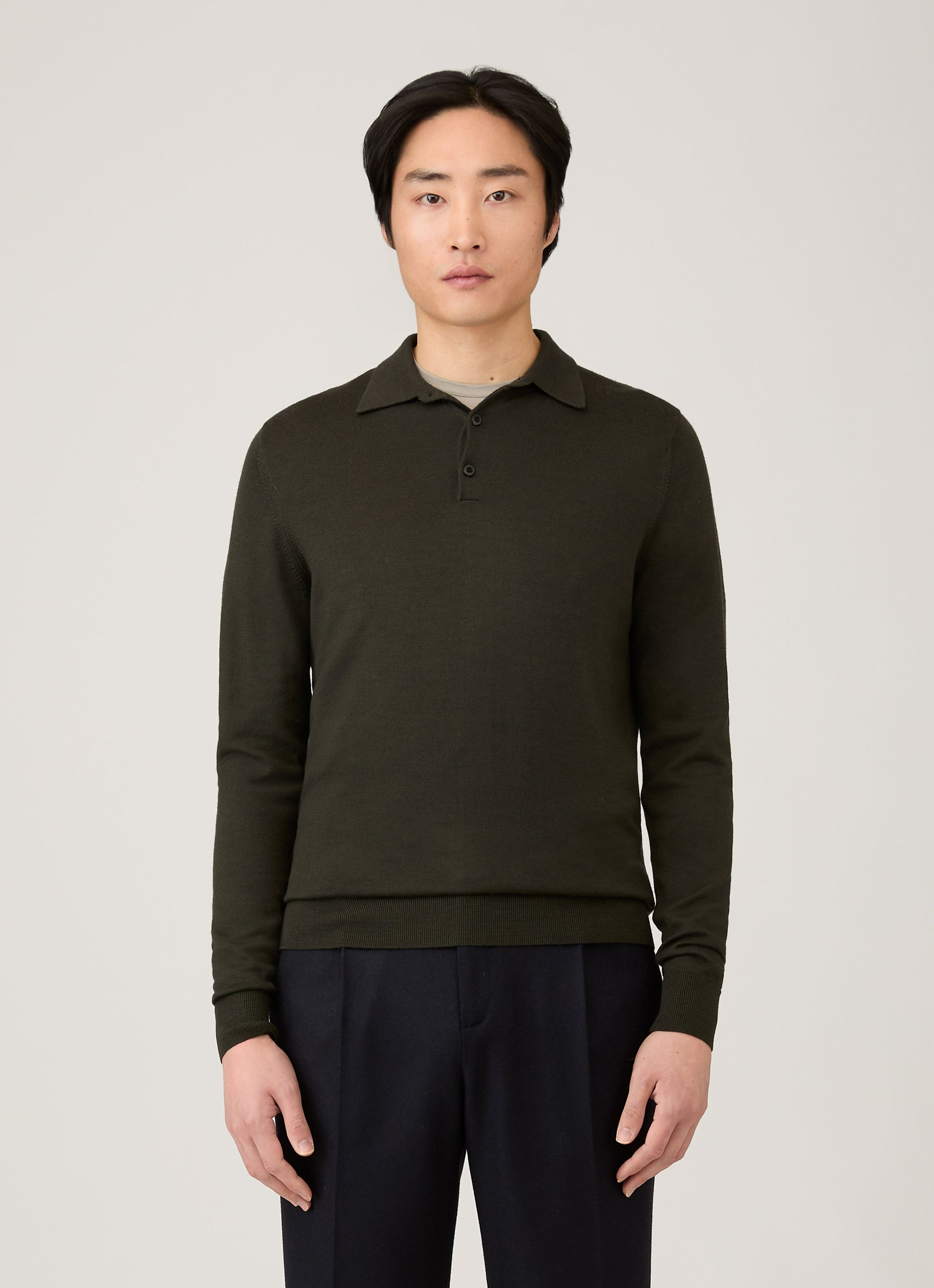 Extra‑Fine Merino Polo Shirt - 2