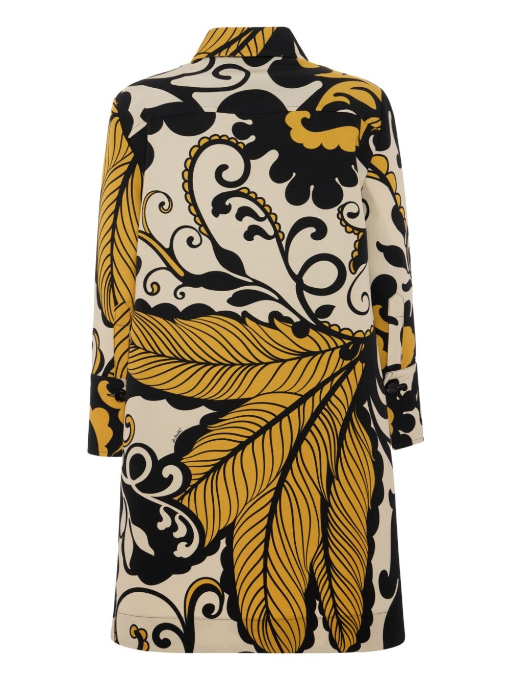 graphic-print shirt dress - 4