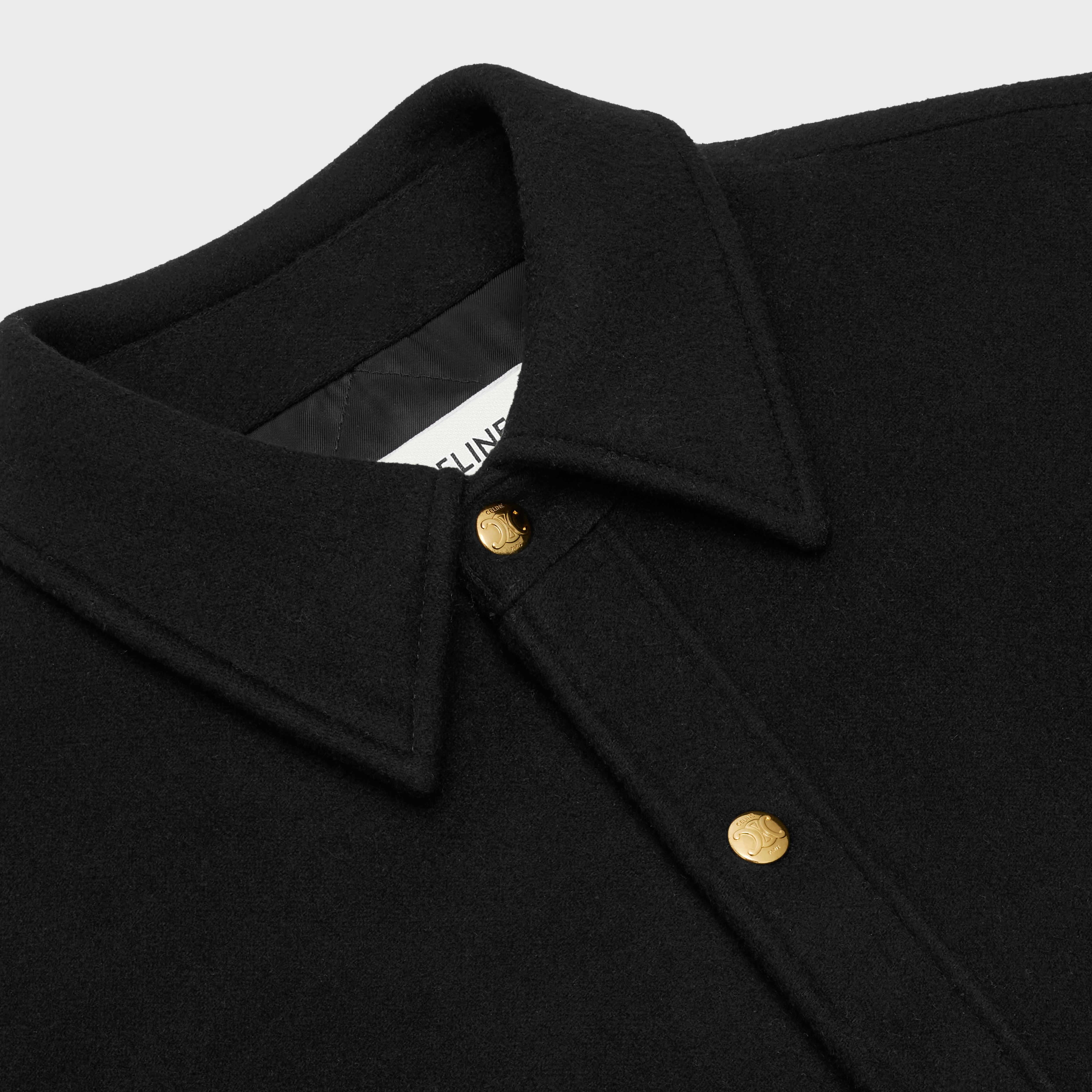 Egg-Shaped overshirt in double face Cashmere - 3