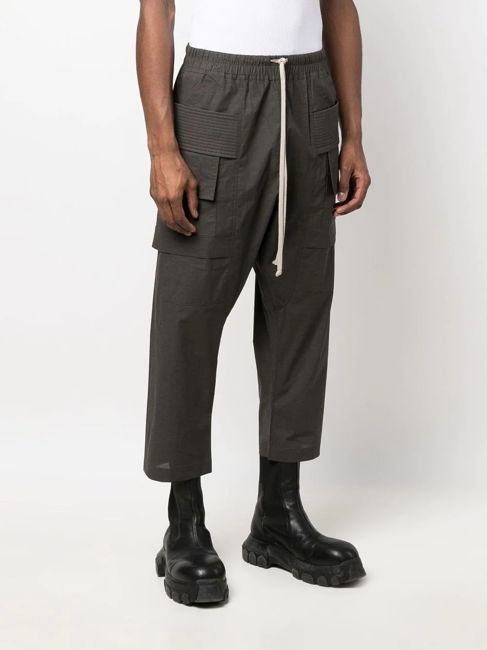 cropped cargo trousers - 3