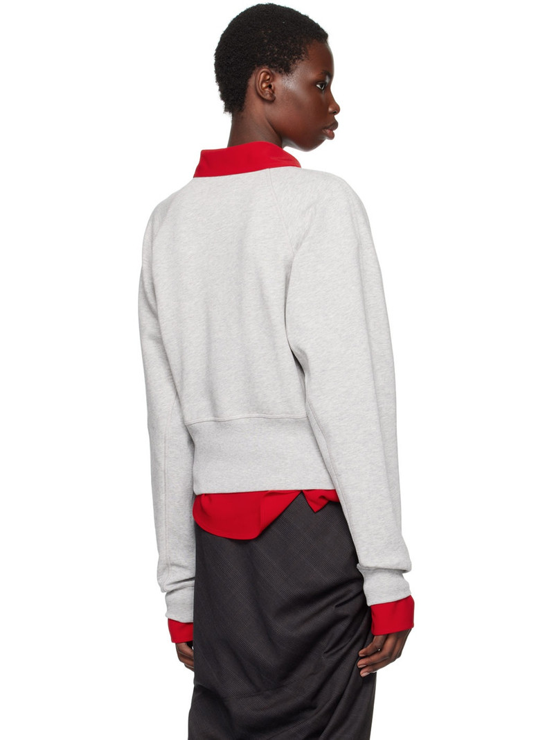 Gray Athletic Sweatshirt 3
