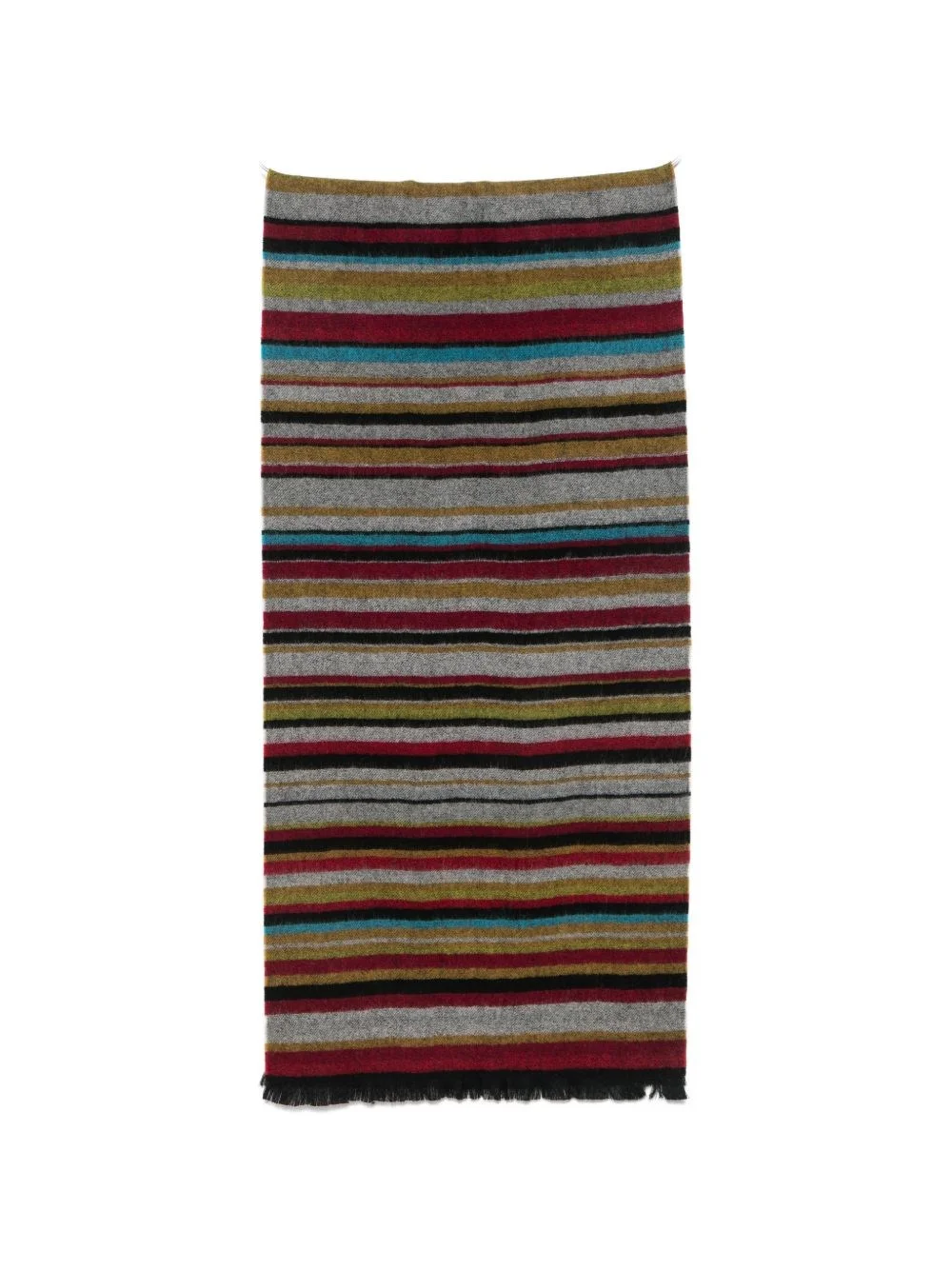 Signature Stripe wool scarf - 1