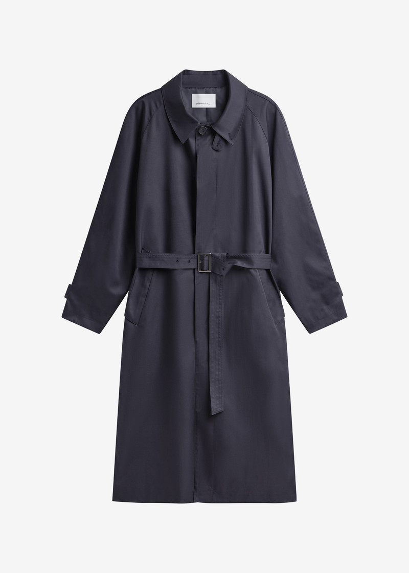 Berlare Trench Coat - Dark Navy 1