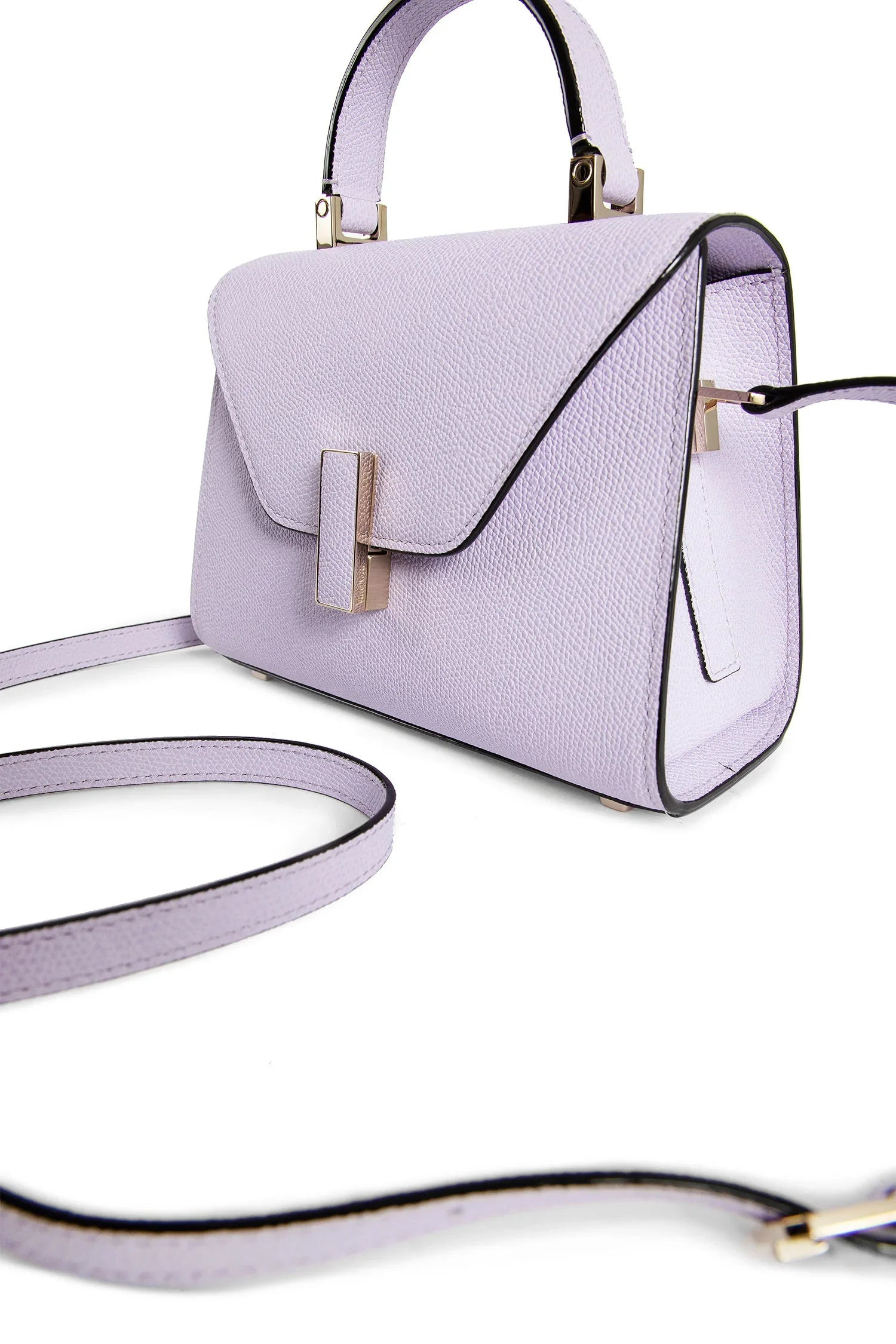 VALEXTRA WOMAN PURPLE SHOULDER BAGS - 4