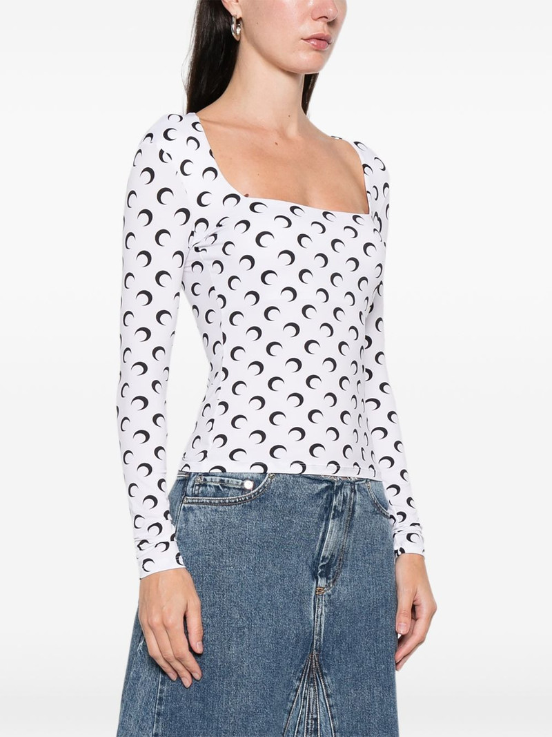 Moon square-neck top 3