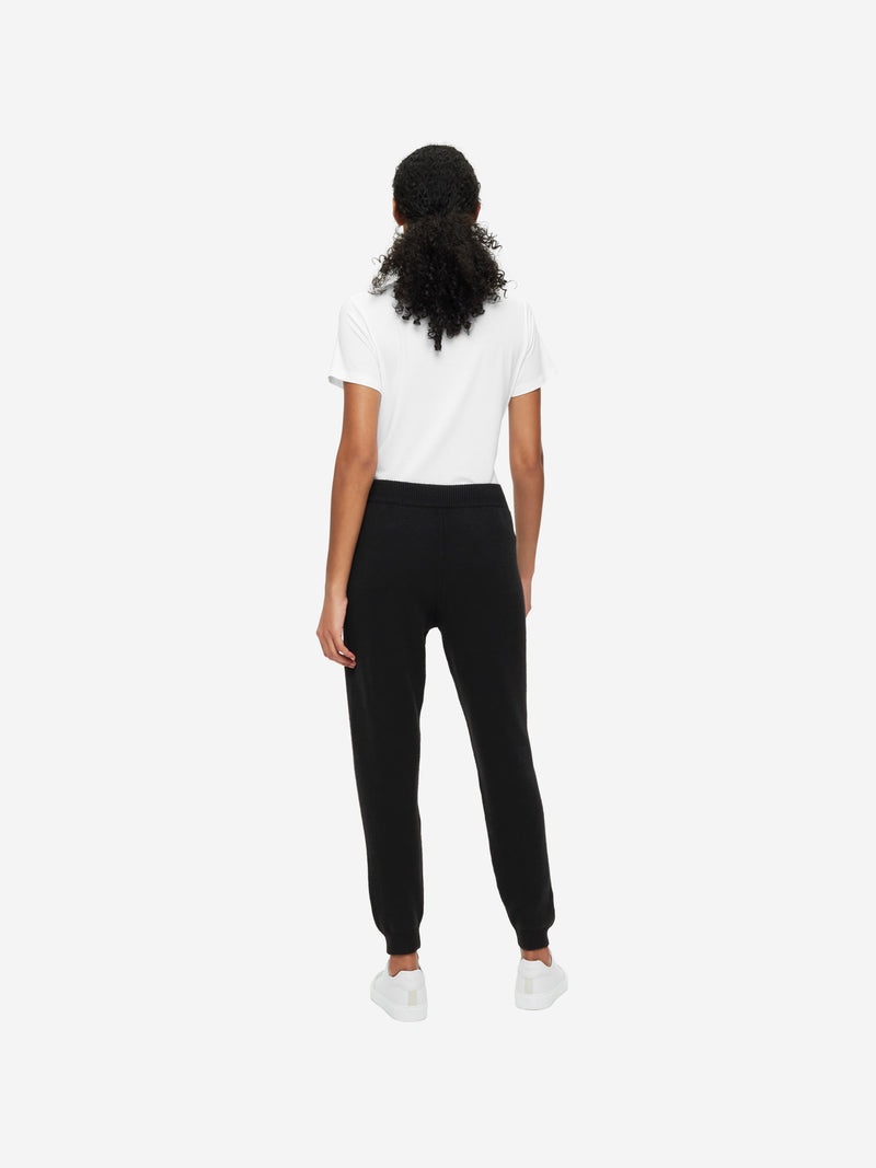 Women's Track Pants Daphne Cashmere Black - 4
