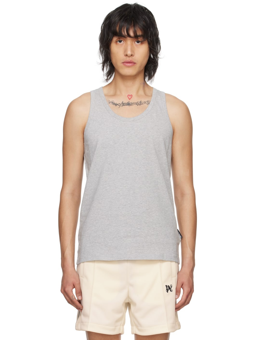 Grey Essential Tank Top - 1