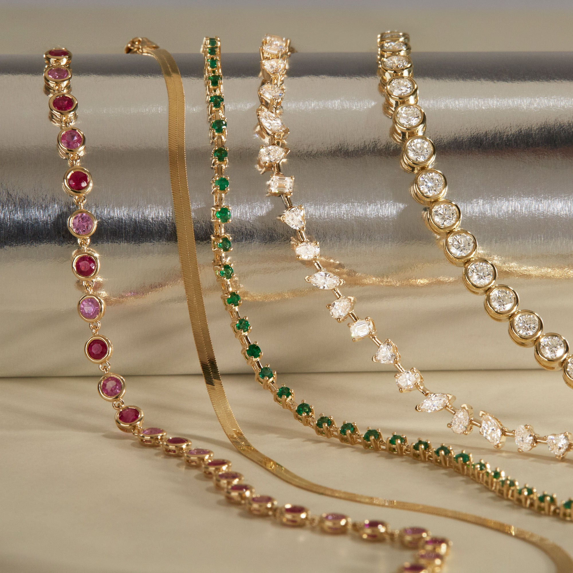 3 CTW Carnival LAB-Created Diamond Tennis Bracelet - 7