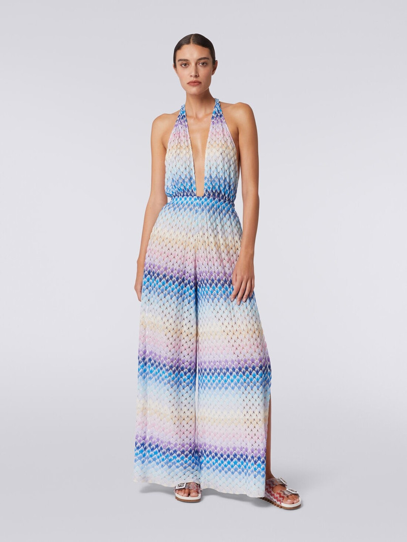 Missoni Dégradé lace-effect jumpsuit with lurex outlook