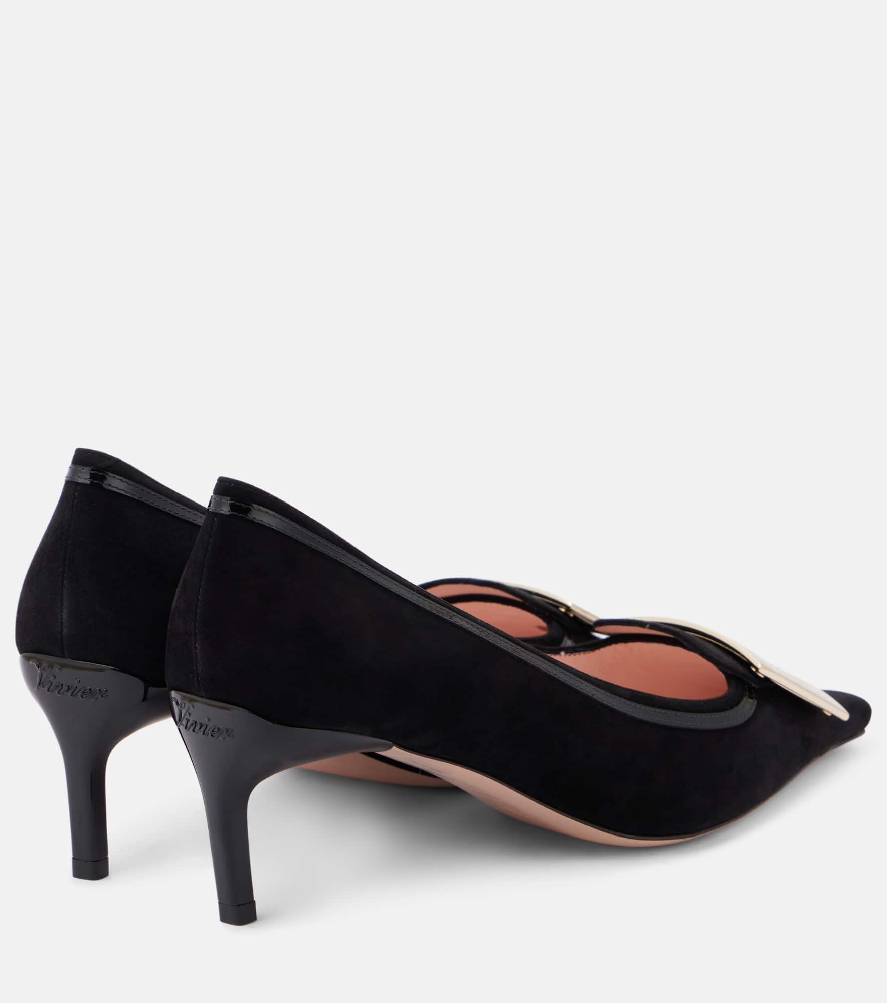 Viv' Canard 55 suede pumps - 2