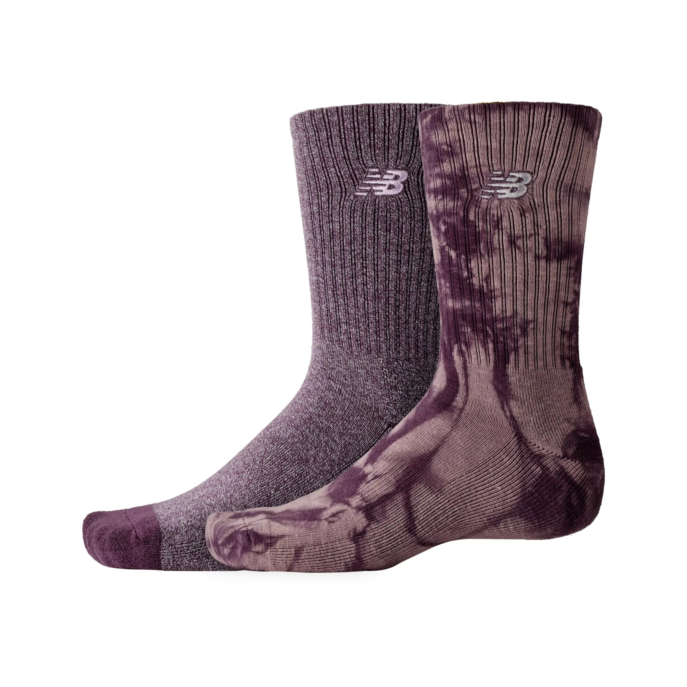 Unisex Lifestyle Tie Dye Midcalf Socks 2 Pack - 1