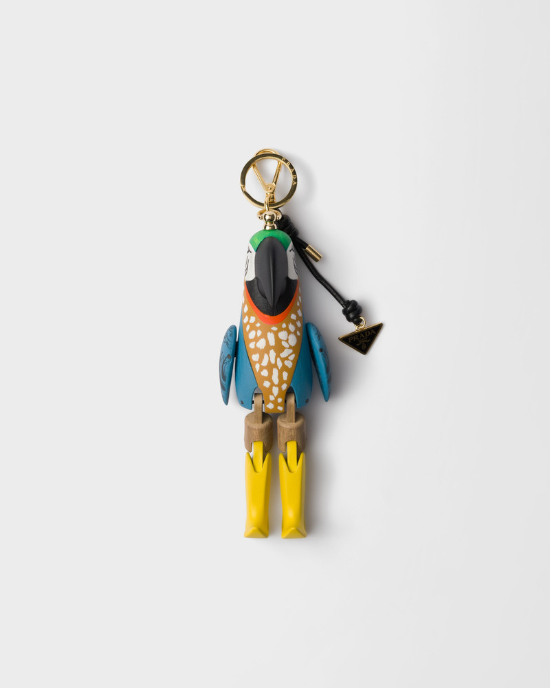 Animal key ring charm with metal ring 1