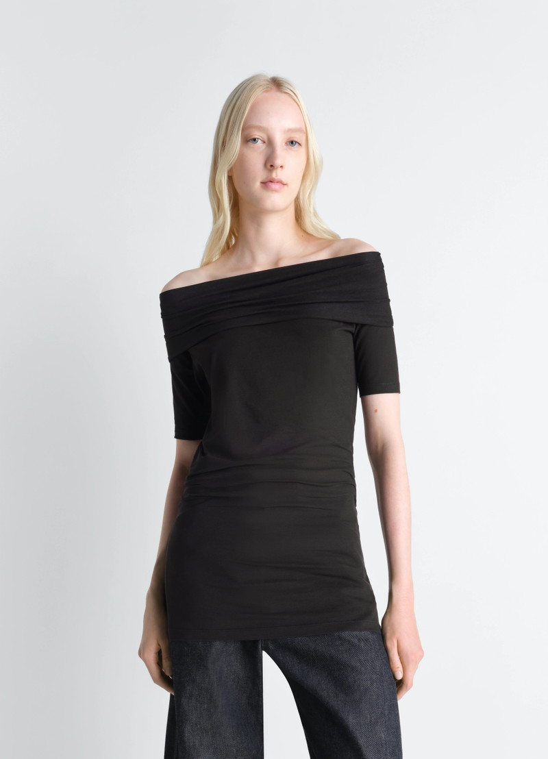 Lemaire SHORT SLEEVE TWISTED TOP IN COTTON CREPE JERSEY outlook