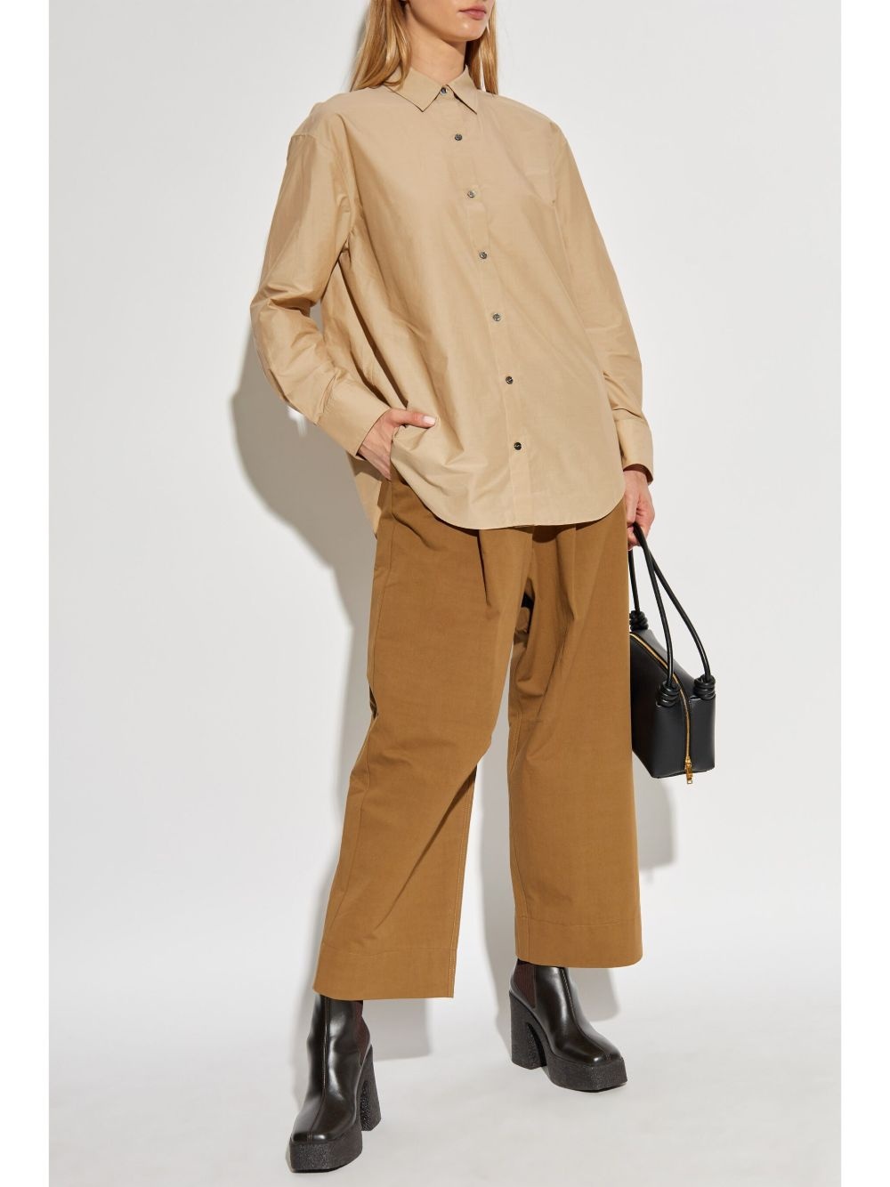 long-sleeve button-up shirt - 2