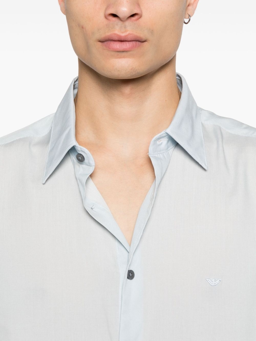 pinstripe shirt - 5